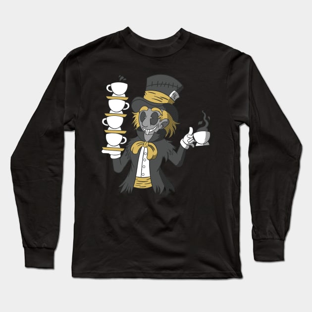 Old School Mad Hatter Long Sleeve T-Shirt by GoldenHorror